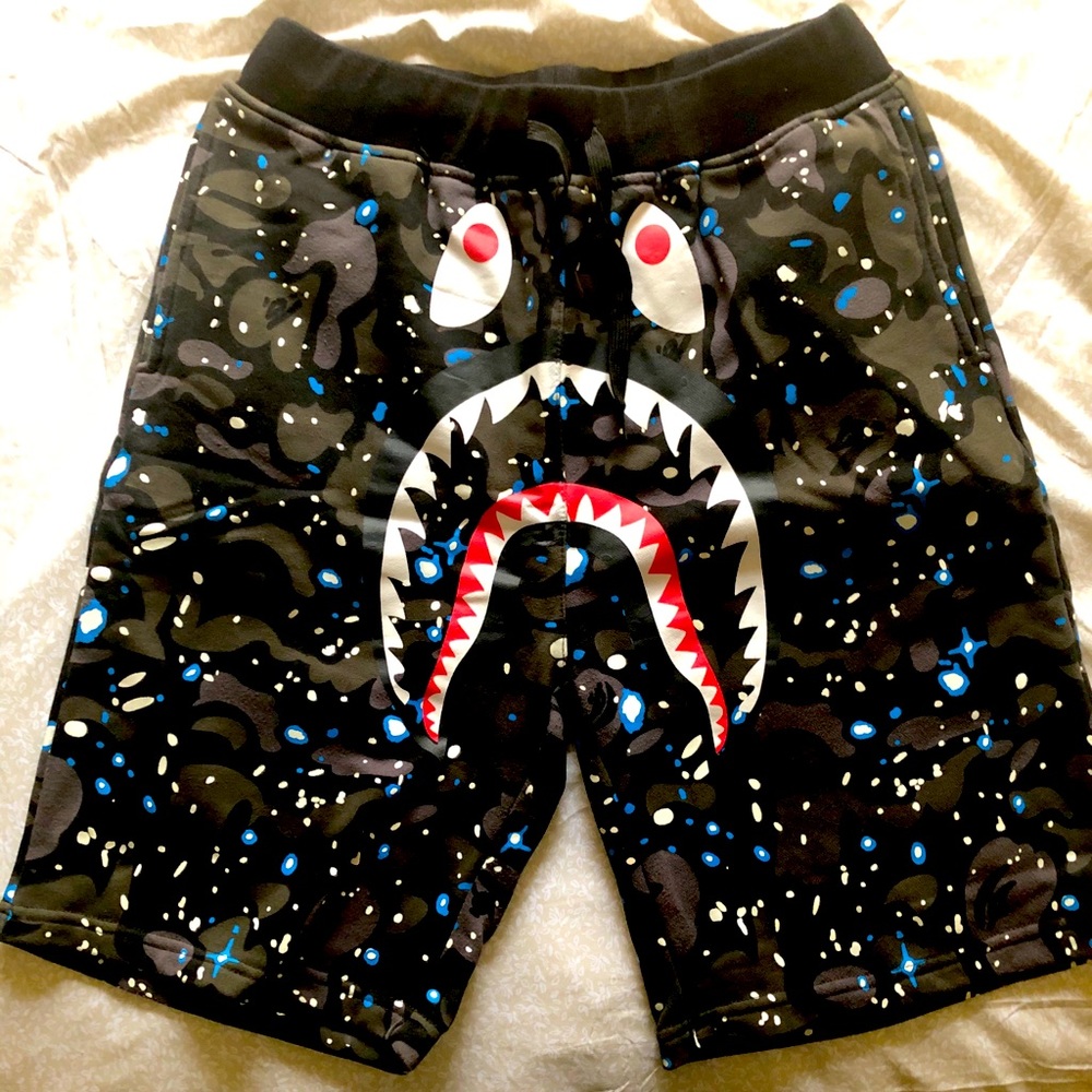 BAPE Space Camo Shorts - Glow in The Dark